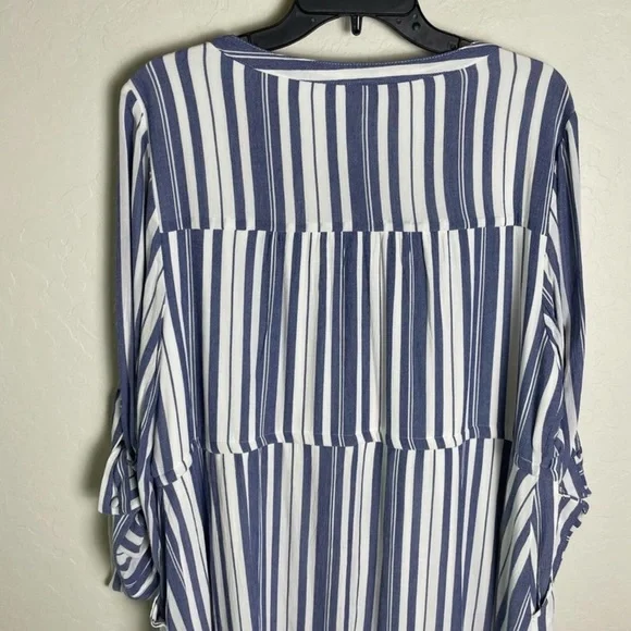 Torrid Blue Nautical Striped Dress - Picture 15 of 15
